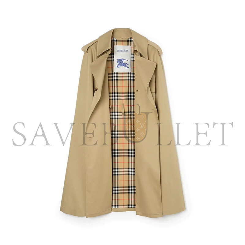 BURBERRY GABARDINE BELMONT TRENCH CAPE 81211501